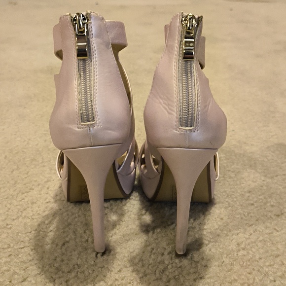 Exe Baby Pink High Heels - Picture 2 of 6